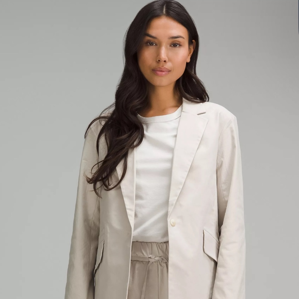 lululemon athletica Bone Relaxed-Fit Twill Blazer